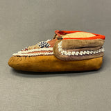 Antique Iroquois Beaded Child's Moccasins - Early 20th Century Moccasins   (GM174)