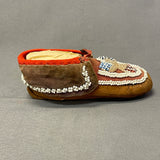 Antique Iroquois Beaded Child's Moccasins - Early 20th Century Moccasins   (GM174)