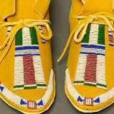 Plains Beaded Child's Moccasins by Jim Lenoch, contemporary reproduction   (GM100)