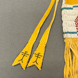 Cheyenne Beaded Bag with Whirling Log Design by Jim Lenoch, contemporary reproduction   (GM164)