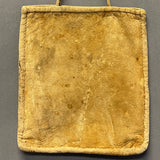 Antique Plateau Flat Leather Bag with Beaded Eagle and Floral Designs, ca. early 1900s   (GM237)