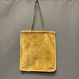 Antique Plateau Flat Leather Bag with Beaded Eagle and Floral Designs, ca. early 1900s   (GM237)