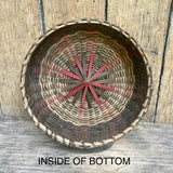 Vintage Great Lakes region Splint and Sweetgrass Basket (GM330)