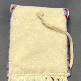 Rosalie Little Thunder, Lakota Sioux Small Beaded Bag with Fringe   (GM205)