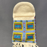 Rosalie Little Thunder, Lakota Sioux Small Beaded Bag with Fringe   (GM205)