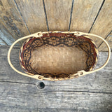 Vintage Cherokee River Cane Basket with handle (GM306)
