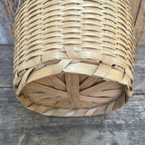Large Ojibwe Splint Ash Basket - handmade (RK45)
