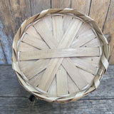 Large Ojibwe Splint Ash Basket - handmade (RK45)