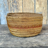 Vintage Makah Twined Trinket Basket   (DV70)