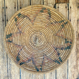 Vintage Navajo Coiled Basket with Star Design  (DV64)