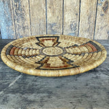 Vintage Hopi Coiled Basket with Geometric Design  (DV47)