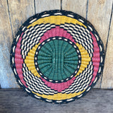 Vintage Hopi Third Mesa Wicker Plaque Basket  (DV41)