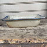Mel Cornshucker, Cherokee, Pottery Loaf Pan with Healing Hands Design