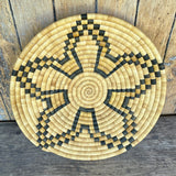 Vintage Hopi Coiled Basket with Star Design  (DV46)