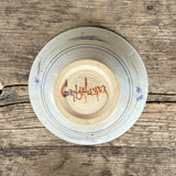 Mel Cornshucker, Cherokee, Pottery Serving Bowl with Dragonfly Design