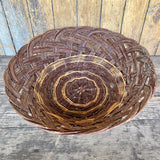 Santa Clara Red Willow Wicker Basket, vintage  (DV67)