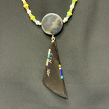 Chris Nieto, Santo Domingo (Kewa) Mosaic Inlay Dangle Pendant and Necklace  (5/265)