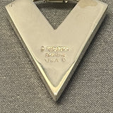 Cathy Webster, Contemporary Navajo Inlay Pendant with Sterling Silver and Spiny Oyster Shell    6/70