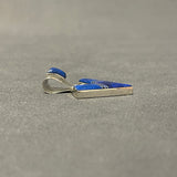 Cathy Webster, Contemporary Navajo Inlay Pendant with Sterling Silver and Lapis    6/71