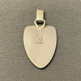 Corbet Joe, Navajo Sterling Silver Overlay Pendant   (6/72)