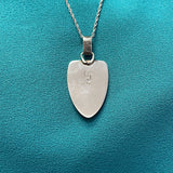 Corbet Joe, Navajo Sterling Silver Overlay Pendant   (6/72)