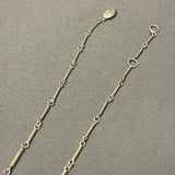 Ernest Benally Contemporary Navajo Denim Lapis Lapidary Pendant with Attached Sterling Silver Tube Bead Necklace    (6/69)