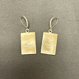 Veronica Benally, Contemporary Navajo Multi-stone Inlay Earrings with Sterling Silver and Turquoise    (6/63)
