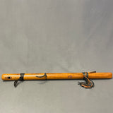 Vintage High Spirits Hand-Carved Wooden Flute with Stand   (WHC24)