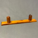 Vintage High Spirits Hand-Carved Wooden Flute with Stand   (WHC24)