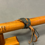Vintage High Spirits Hand-Carved Wooden Flute with Stand   (WHC24)