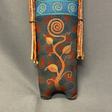 Peter Ray James, Navajo Large Spirit Doll with Healing Hand Design, authentic Native American   (WHC20)