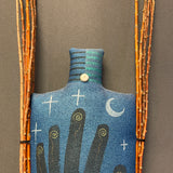 Peter Ray James, Navajo Large Spirit Doll with Healing Hand Design, authentic Native American   (WHC20)