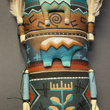 Peter Ray James, Navajo Large Spirit Doll with Horse and Bear, authentic Native American   (WHC19)