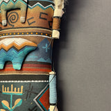 Peter Ray James, Navajo Large Spirit Doll with Horse and Bear, authentic Native American   (WHC19)