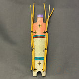 Beverly Henderson, Navajo Clay Spirit Doll, authentic Native American (WHC44)