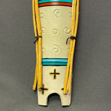 Beverly Henderson, Navajo Clay Spirit Doll, authentic Native American (WHC44)