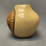 Juanita Fragua, Jemez Pueblo Handmade Painted Pot with Geometric Design, authentic Native American   (WHC48)