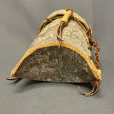 Nolberto Gillespie, Echota Cherokee Tulip Poplar Bark Wall-Hanging Basket, vintage Native American (WHC16)
