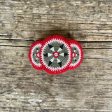 Vintage Native American Hair Barrette with Stars Design