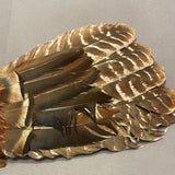 Lakota Dance Fan with Turkey Feathers and Antler Handle   (WHC22)