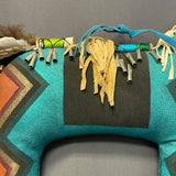 Peter Ray James, Navajo Large Stuffed Horse, authentic Native American   (WHC10)