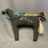 Peter Ray James, Navajo Large Stuffed Horse, authentic Native American   (WHC10)