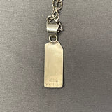Peter Nelson, Navajo Sterling Silver Overlay and Turquoise Pendant with Rug Pattern Design,    (SM4)
