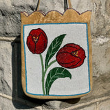 Native American beaded bag - Plateau origin - 1920s - Artist name in bag (GM229)