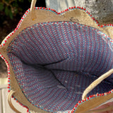 Native American beaded bag - Plateau origin - 1920s - Artist name in bag (GM229)