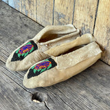 Authentic Kickapoo beaded moccasins.  ca. 1940s (GM192)