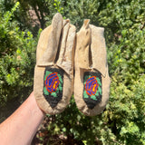 Authentic Kickapoo beaded moccasins.  ca. 1940s (GM192)