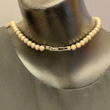 Vintage Navajo Squash Blossom Necklace with Turquoise Stones, authentic Native American  (SP2)