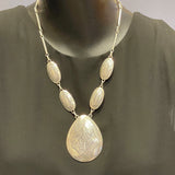 Tammy Nelson, Navajo Oval Concho Necklace, vintage Native American   (SP10)