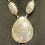 Tammy Nelson, Navajo Oval Concho Necklace, vintage Native American   (SP10)